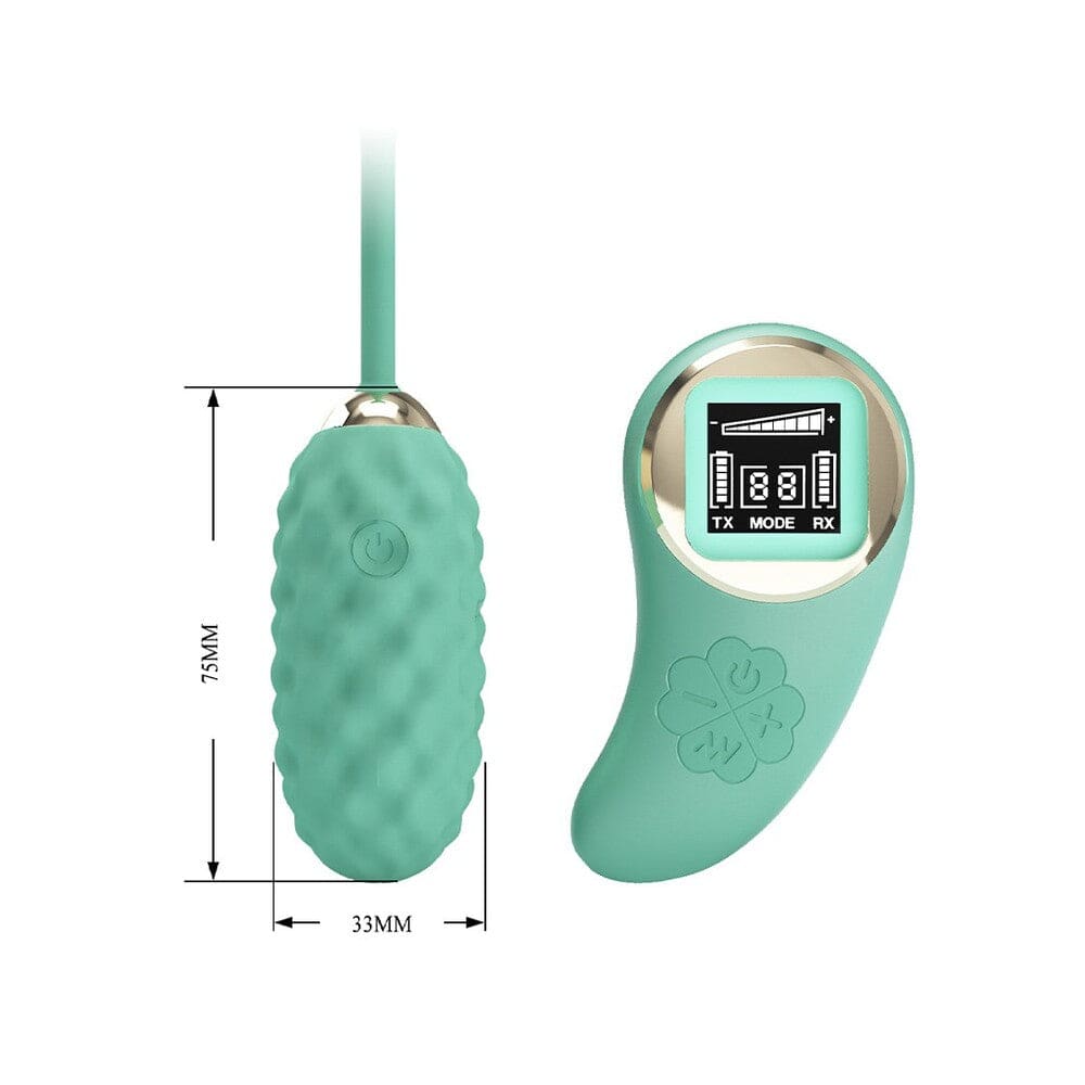 Pretty Love Vivan remote-controlled egg vibrator in a sleek design, showcasing its smooth surface and vibrant color.