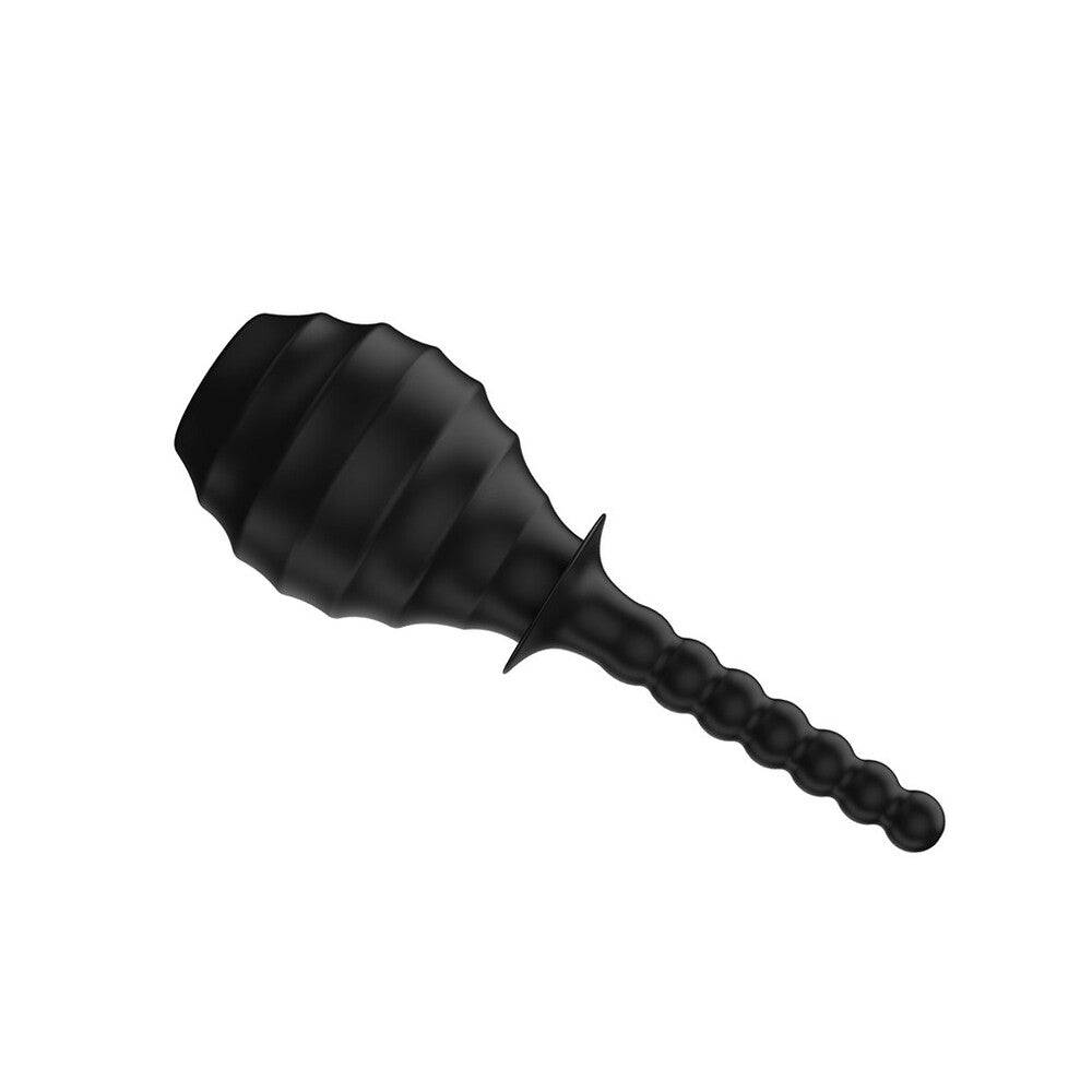 Pretty Love Mr Play Anal Shower BLKM7 with sleek black design and flexible nozzle for easy use.