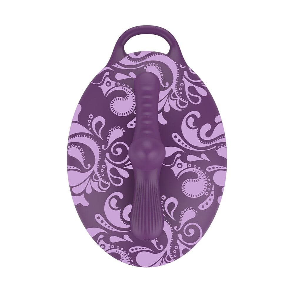 Bouncy Bliss Klassisk Sit On Vibrator in vibrant colors, showcasing its smooth texture and ergonomic design for comfort.
