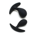 Copenhagen Black Duo Anal Plug Set by Rimba featuring two sleek, ergonomic plugs in a glossy black finish.