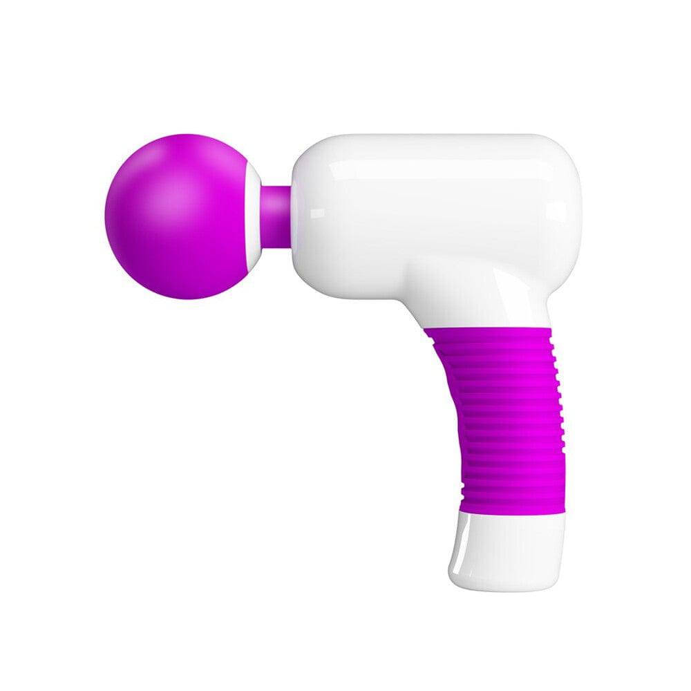 Pretty Love Super Power Gun in sleek design, demonstrating ergonomic grip and powerful features for enhanced pleasure.