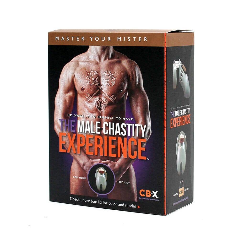 Rimba CB3000 male chastity belt with adjustable straps and locking mechanism, designed for comfort and security.