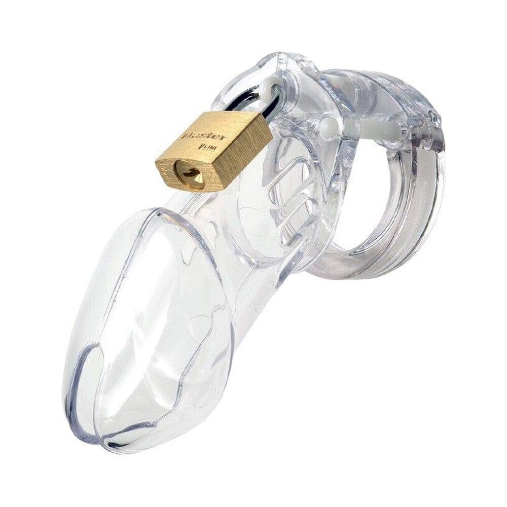 Rimba CB6000 penis chastity set featuring a sleek design and adjustable locking mechanism for secure fit.