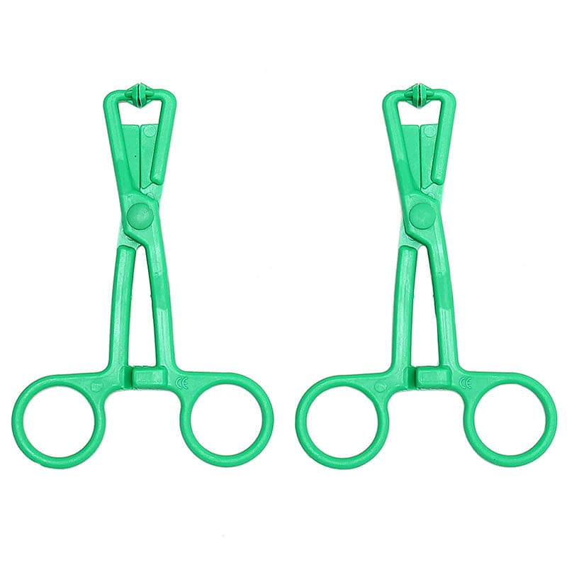Green Rimba nipple clamps with metal chain, designed for adjustable pressure and enhanced sensation.