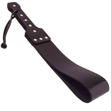 Rouge Garments black folding paddle with ergonomic grip, ideal for kayaking or paddleboarding.
