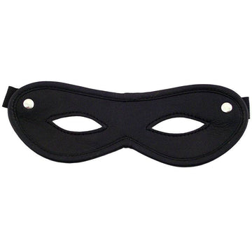 Rouge Garments black open eye mask designed for comfort and style, featuring a sleek, minimalist design.