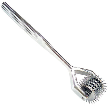 Rouge Garments 5-wheel stainless steel caster wheel set on a white background, showcasing durable design and functionality.