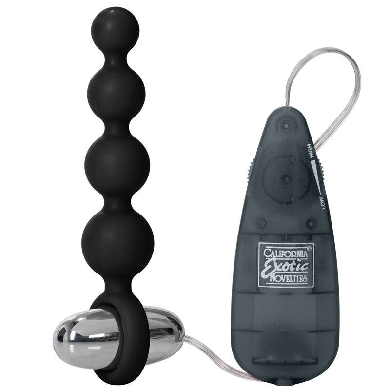 California Exotic Booty Call Vibro Anal Kit featuring various anal toys in vibrant colors and smooth finishes.
