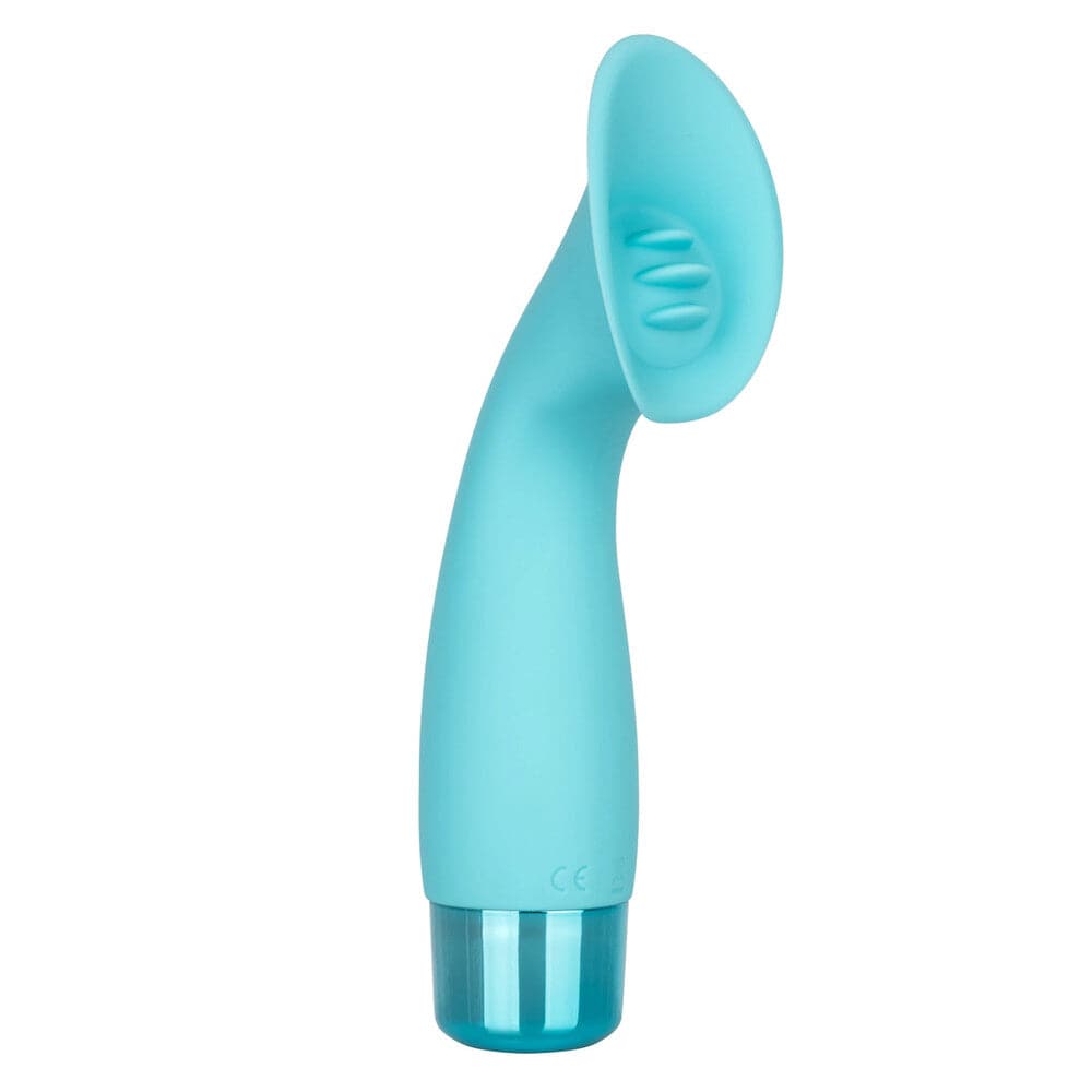 California Exotic Eden Climaxer silicone clitoral vibe, waterproof design, measuring 6.25 inches, in a vibrant color.