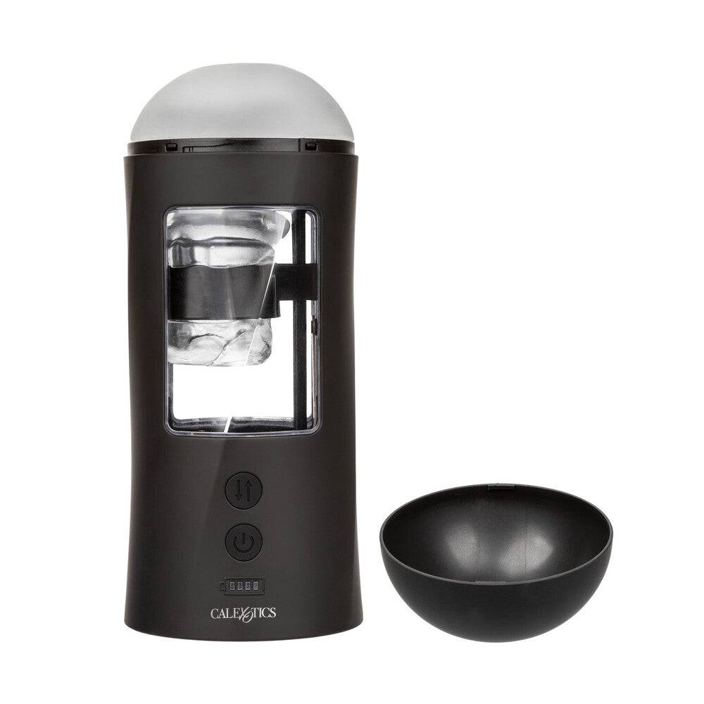 California Exotic Bionic Power Stroker Masturbator with textured sleeve and ergonomic design for enhanced pleasure.