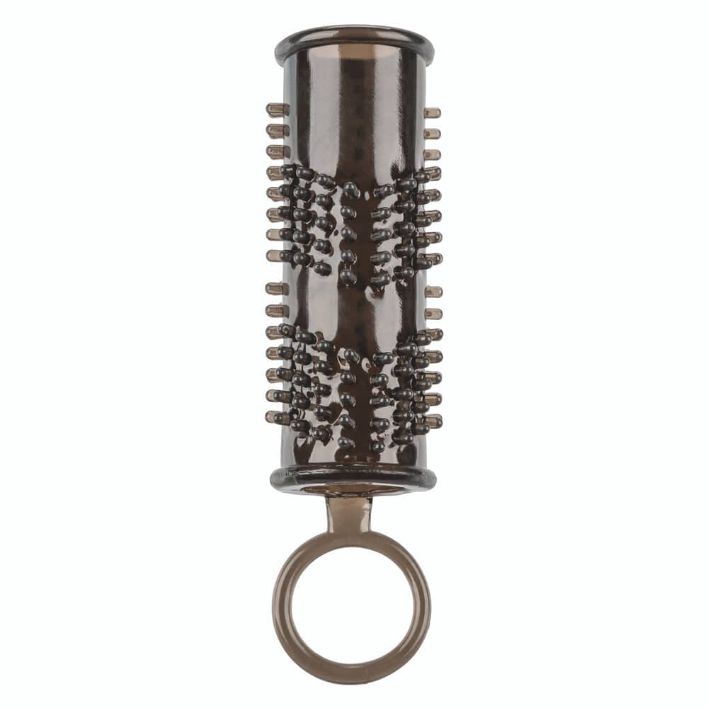 California Exotic girth and length pleasure enhancer with textured design for enhanced intimacy and stimulation.