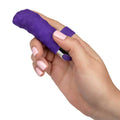 California Exotic Intimate Play Lila rechargeable finger teaser, featuring a sleek design and soft silicone texture.