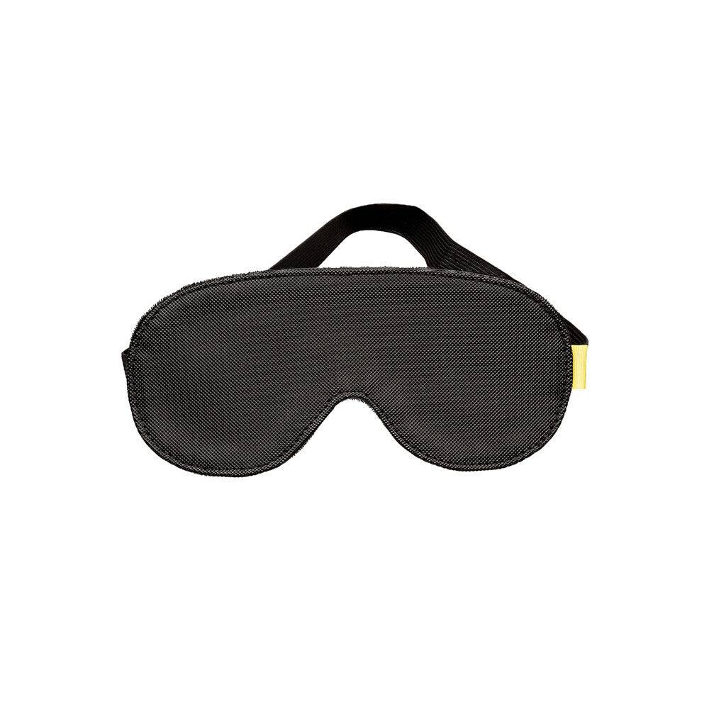 California Exotic Boundless Blackout Ögonmask in sleek black, designed for sensory play and complete light blockage.