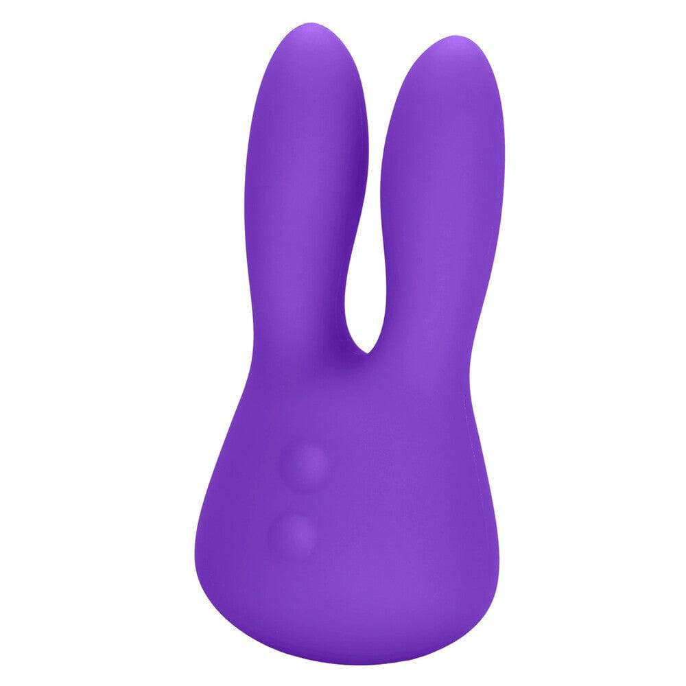 California Exotic Mini Marvels Marvelous Clit Vibe Bunny in vibrant pink with textured bunny ears and sleek design.