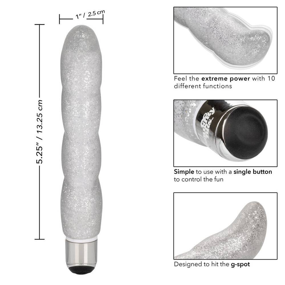 California Exotic Naughty Bits Screwnicorn Majestic G-Spot Vibrator with textured design and unique unicorn shape.