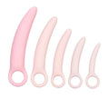 California Exotic Inspire silicone dilator kit with three varying sizes for comfortable use and gentle insertion.