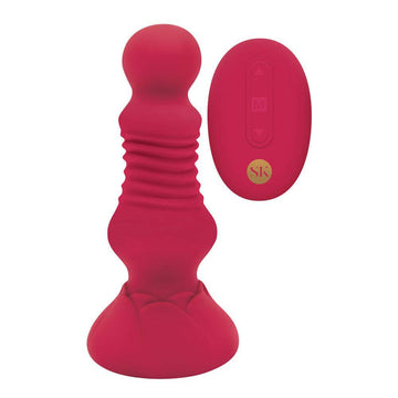 Secret Kisses Rosebud Butt Plug featuring a sleek design and remote control for enhanced pleasure.