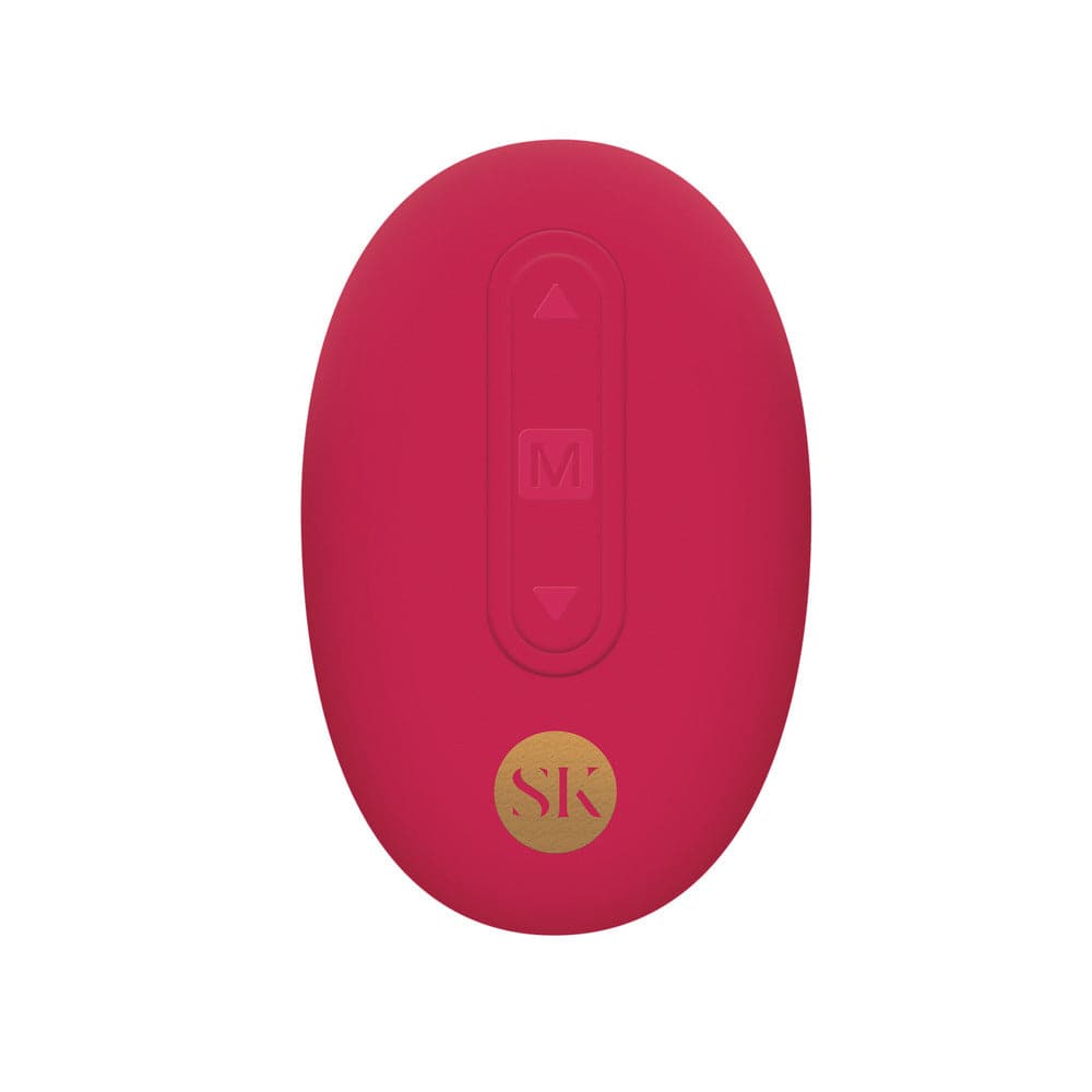 Secret Kisses Floret Vibrerande Butt Plug in a sleek design with a soft silicone finish and remote control feature.