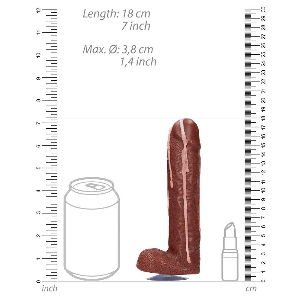 Brown Dicky soap with balls by Shots Toys, featuring a detailed design and realistic texture.