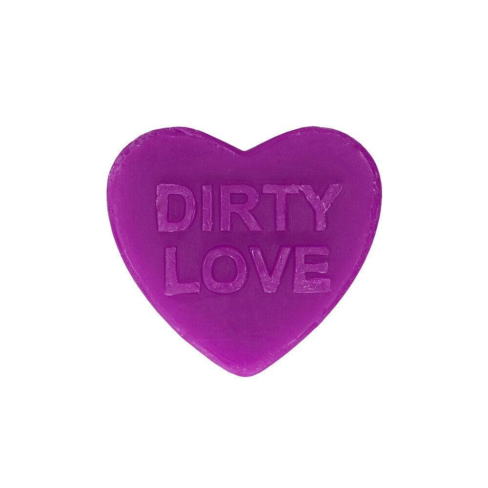 Dirty Love Lavender scented soap by Shots Toys in a stylish packaging with floral design.
