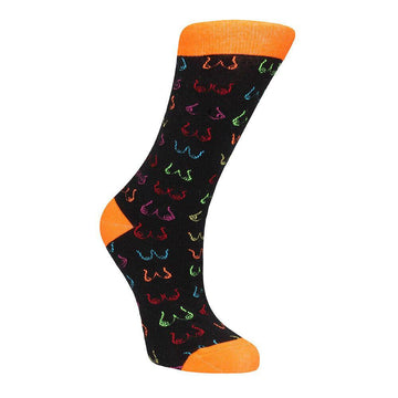Shots Toys Sexy Socks Free The Titty design featuring playful graphics and a comfortable fit for sizes 42 to 46.