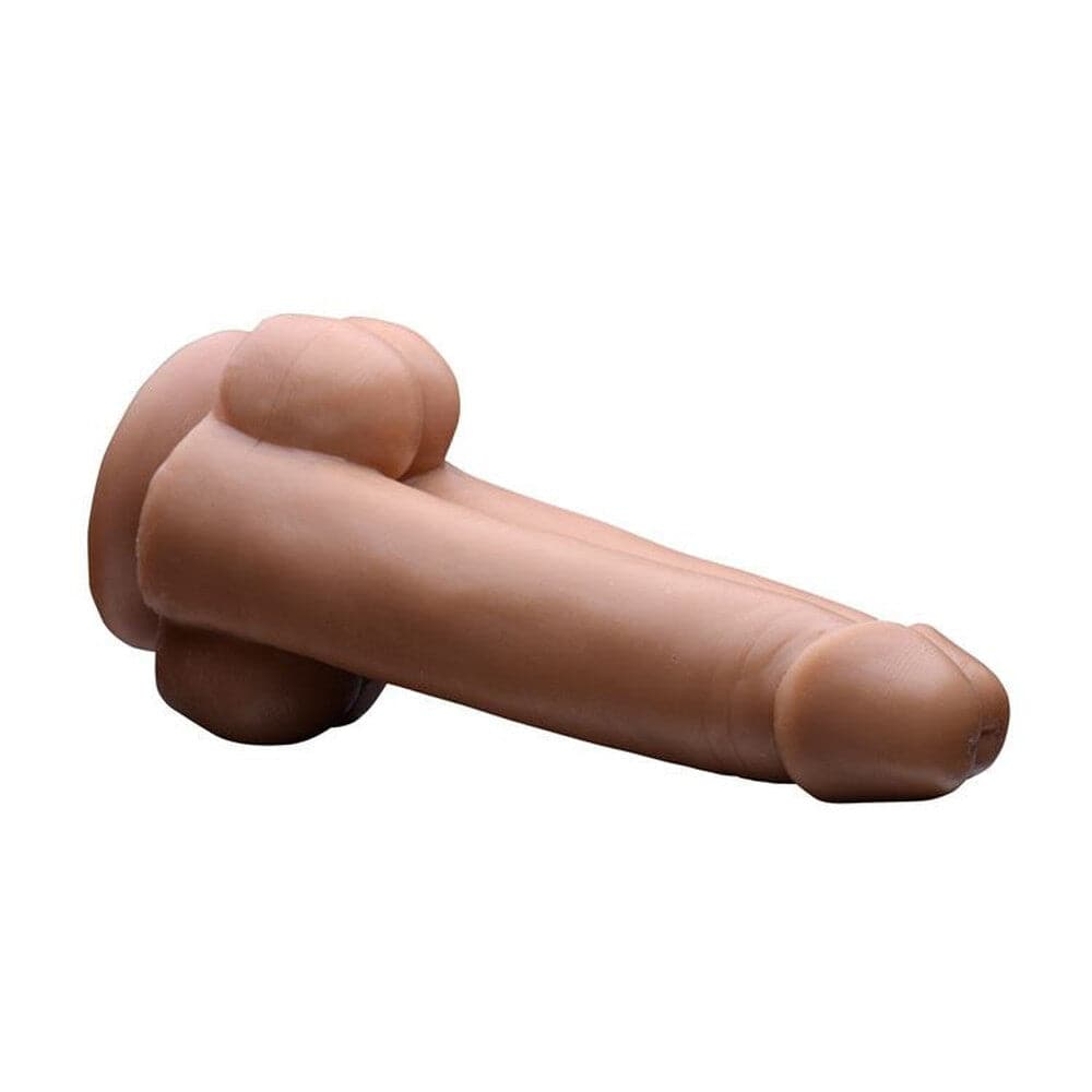XR Brands Tom of Finland Dubbla kukar dildo featuring dual design and textured surface for enhanced pleasure.