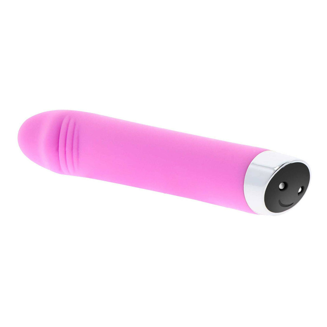 ToyJoy Smile Love Me Forever Rosa Mini Vibe in vibrant pink, featuring a sleek design and soft curves for comfort.