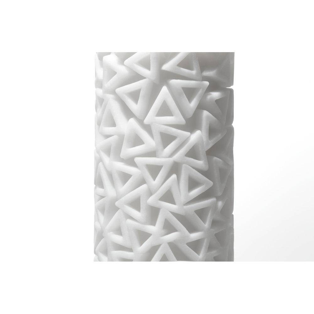 Tenga 3D Pile Masturbator with textured surface for enhanced stimulation and ergonomic design for comfort.
