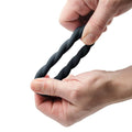 Rocks Off Twist Cockring in black, featuring a flexible design for comfort and enhanced pleasure.