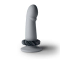 Black Rocks Off Twist Cockring with a textured design for enhanced pleasure and comfort.