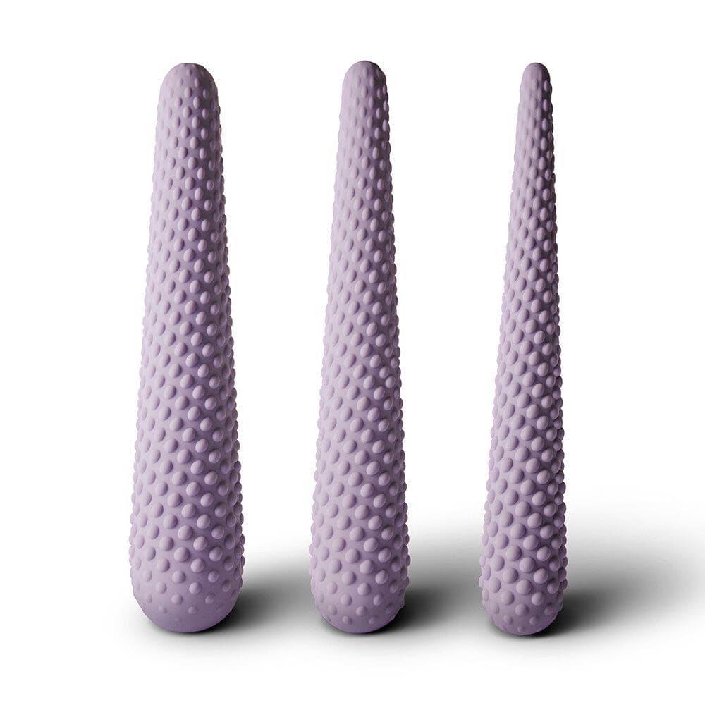 Rocks Off Unite Dilator Set with various sizes, designed for comfortable and safe intimate use.