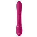 Vive Amoris Rosa rabbit vibrator by Shots Toys with stimulating pearls and a sleek pink design.