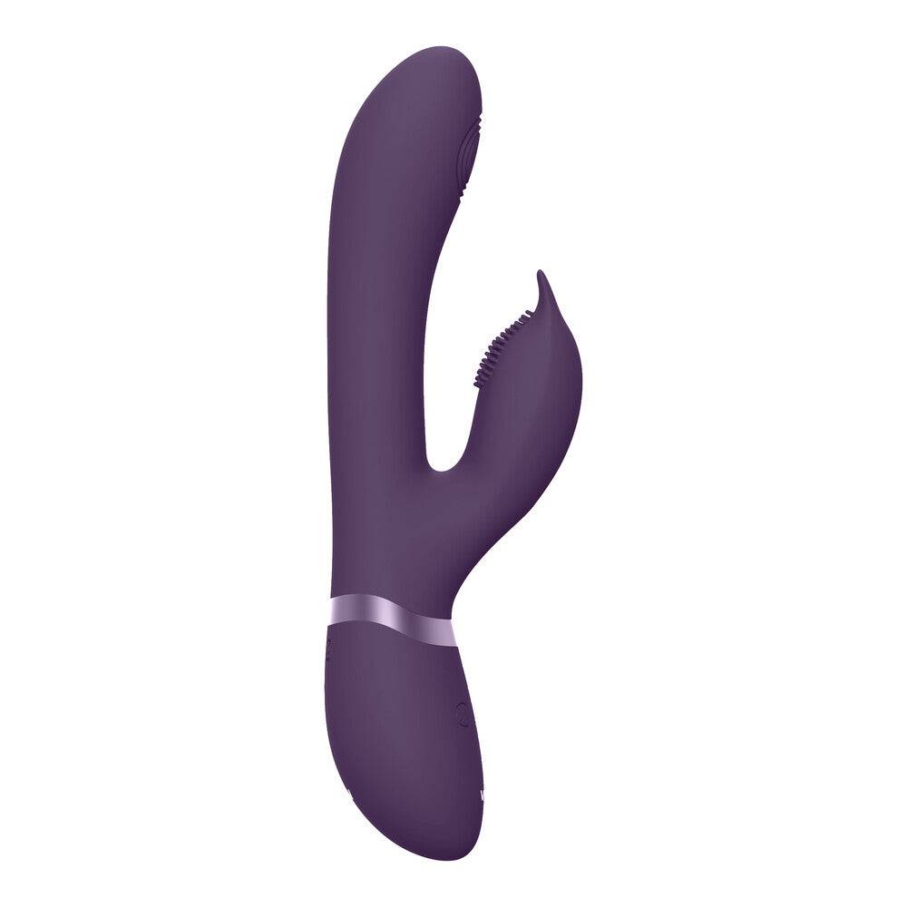 Vive Aimi Pulse Wave G Spot Vibrator in Lila by Shots Toys, featuring a sleek design and textured surface for stimulation.