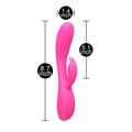 Silicone rabbit vibrator in purple, featuring dual stimulation design, from Various Toy Brands.