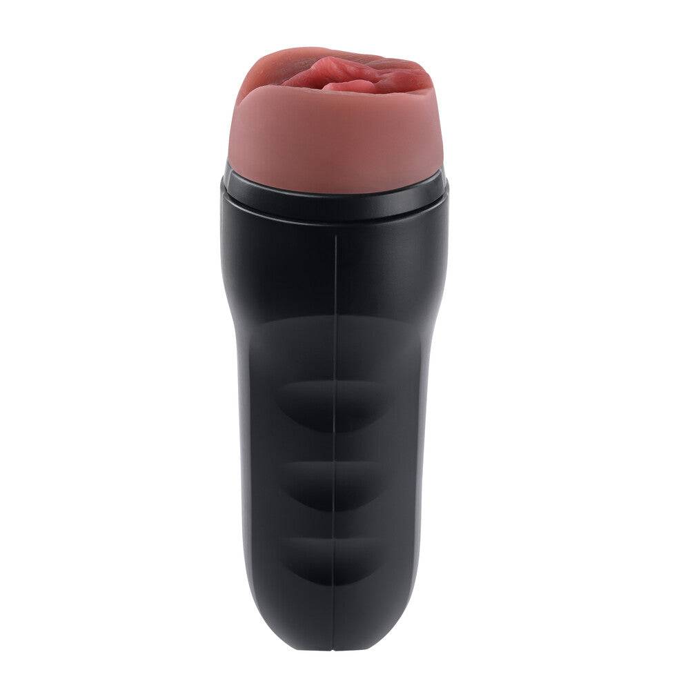 Zero Tolerance Grip It Dark Stroker showing textured silicone design for enhanced pleasure and grip.