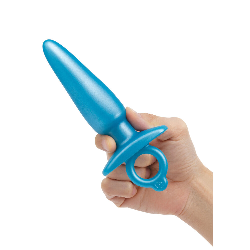 B-Vibe Sleek Prostataplugg, a smooth, ergonomic anal plug designed for comfort and targeted stimulation.