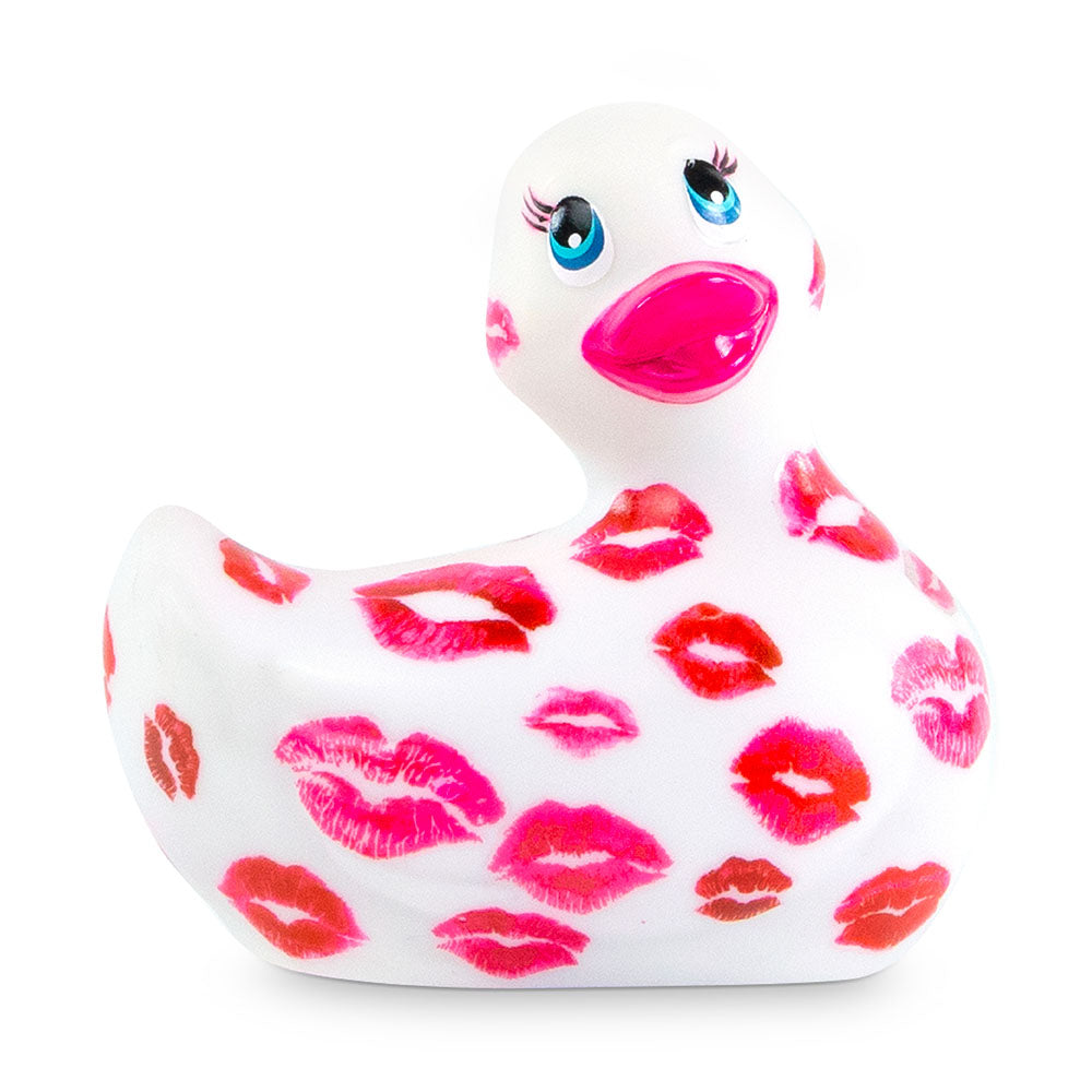 Big Teaze I Rub My Duckie in romance design, featuring a pink and white rubber duck with heart details.