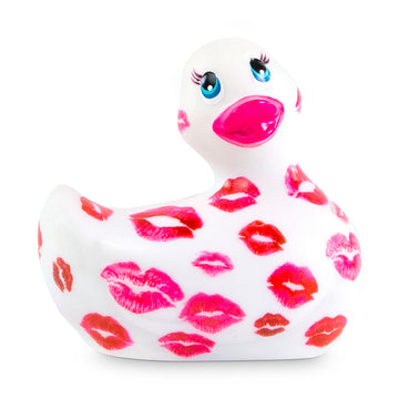 Big Teaze I Rub My Duckie in romance design, featuring a pink and white rubber duck with heart details.