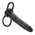Black Dubbel Penetrator dildo by California Exotic, featuring a realistic design and dual-ended functionality.