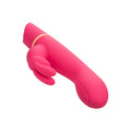 California Exotic Love Bunny G Bunny Vibrator in soft pink, featuring curved design and dual stimulation points.