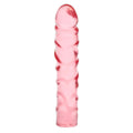 California Exotic Translucence Junior Dong in pink, featuring a smooth texture and realistic design for enhanced pleasure.