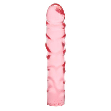 California Exotic Translucence Junior Dong in pink, featuring a smooth texture and realistic design for enhanced pleasure.