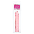 California Exotic Translucence Junior Dong in pink, featuring a realistic shape and smooth texture for enhanced pleasure.