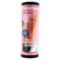 Cloneboy flesh-colored vibrator with a realistic design and textured surface, ideal for personalized use.