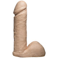 Doc Johnson VacULock 6-inch realistic dildo accessory with textured surface and lifelike details in a neutral background.