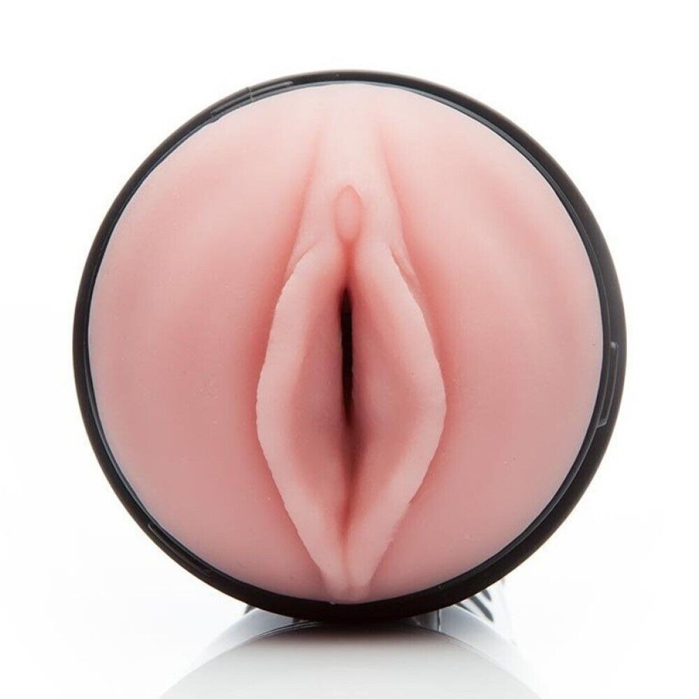 Fleshlight Pink Lady Vortex Masturbator with textured interior for enhanced pleasure and realistic feel.