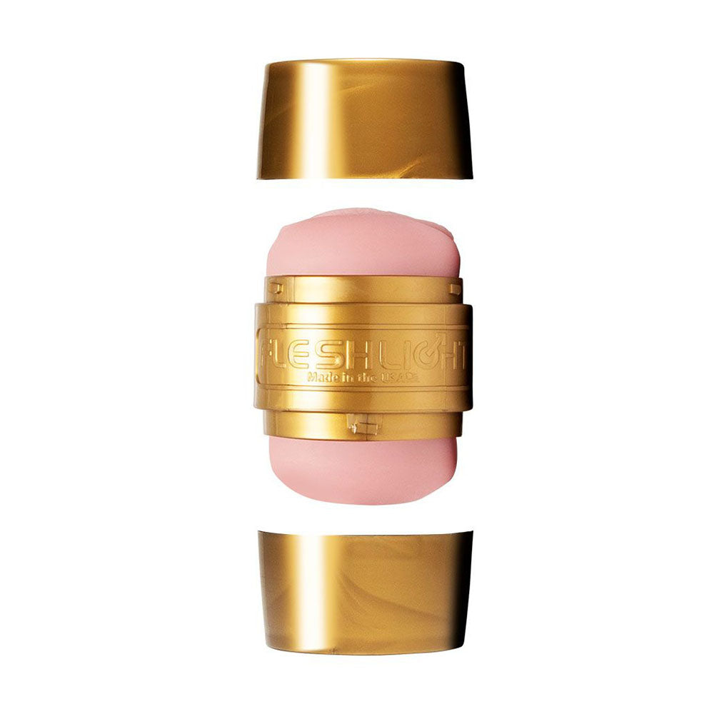 Fleshlight Quickshot Lady portable masturbation device with realistic design for enhanced pleasure and endurance training.