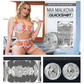 Fleshlight Quickshot Mia Malkova, compact male masturbator with textured interior for enhanced pleasure.