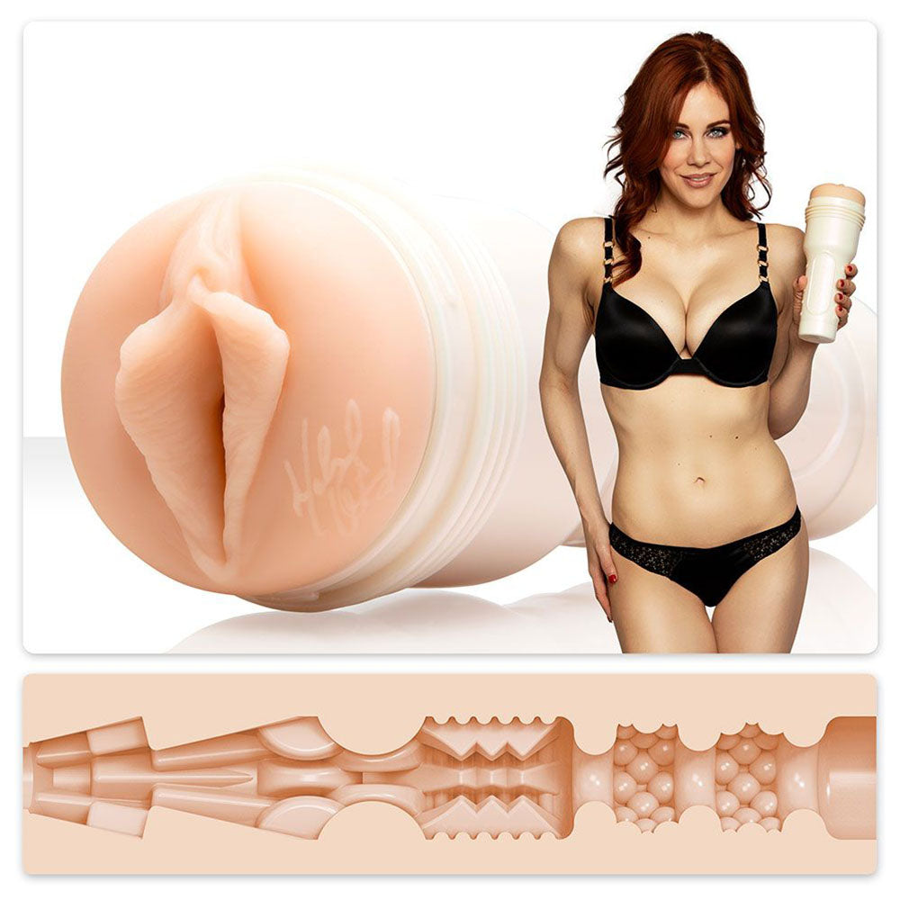 Maitland Ward Vagina Fleshlight masturbator with realistic texture and design for enhanced pleasure experience.