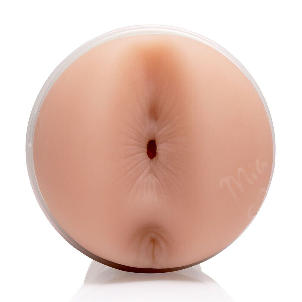 Mia Malkova Butt Fleshlight Masturbator in realistic skin texture, showcasing detail and form.